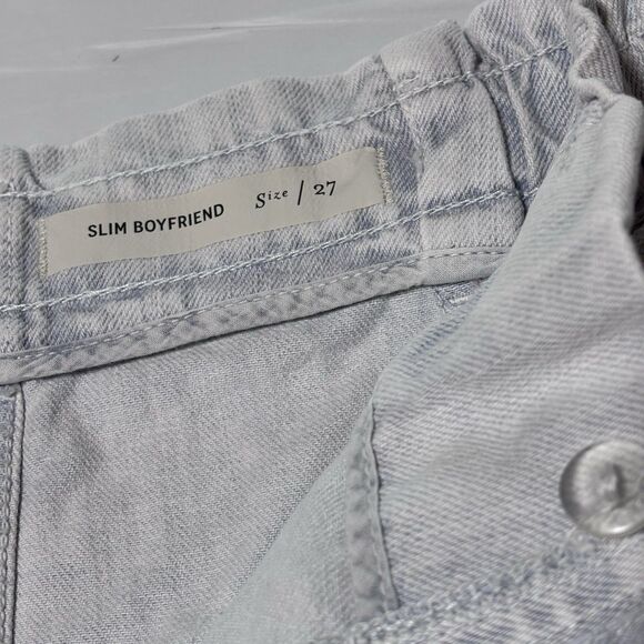 Pilcro and the Letterpress Women's Slim Boyfriend Shorts Size 27 Light Blue wash - Picture 5 of 13